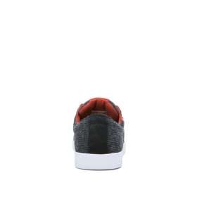 Supra Mens STACKS II Low Top Shoes Black/Bossa Nova/white | US-84658